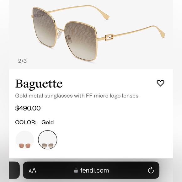 ✨FENDI✨ SUNGLASSES - Picture 2 of 9